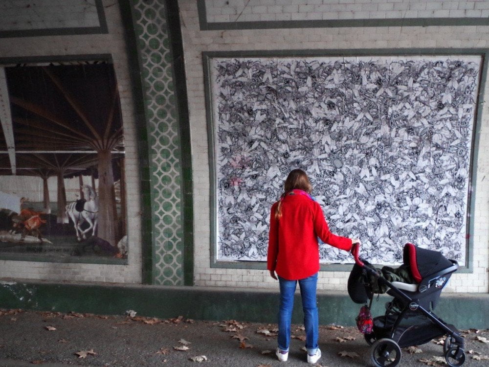 Shit Art Fair, poster di Robocoop e SDOLZ