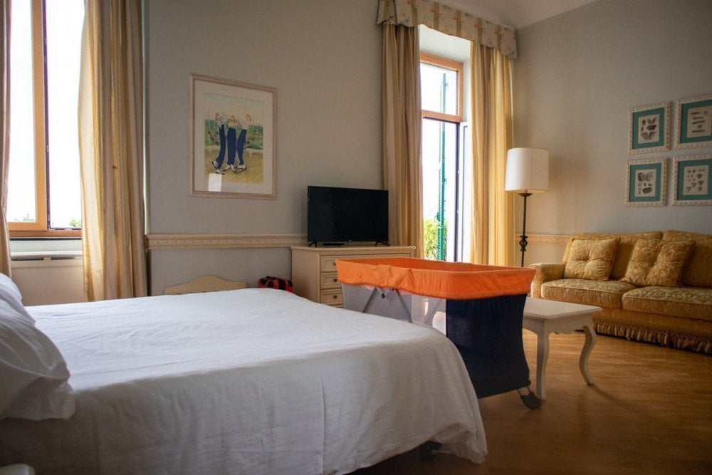 Camera camera classic vista mare con terrazza all'hotel Cenobio dei Dogi di Camogli