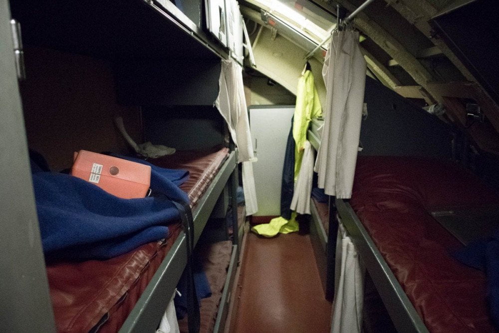 Alloggi del sottomarino Nazario Sauro al Galata Museo del Mare di Genova