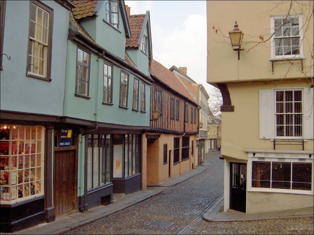Elm Hill a Norwich