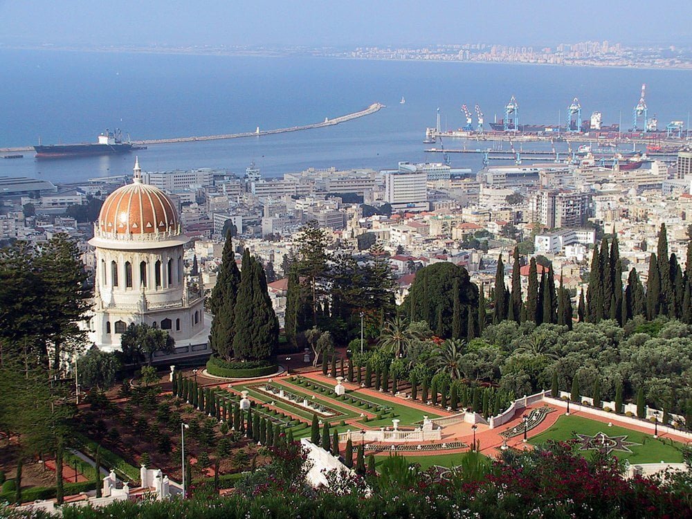Panorama della città di Haifa in Israele