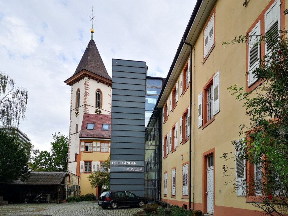Entrata del Museo dei Tre Paesi a Lorrach, Germania