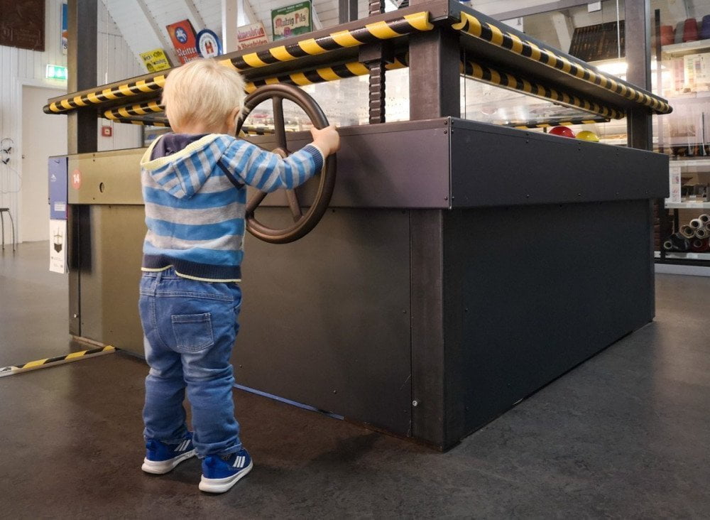 Installazione interattiva al Museo dei Tre Paesi a Lorrach, Germania