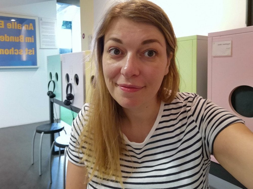 Paola Bertoni al Museo dei Tre Paesi a Lorrach, Germania