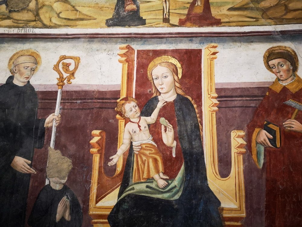 Quadro Madonna della Pera alla Sacra di San Michele