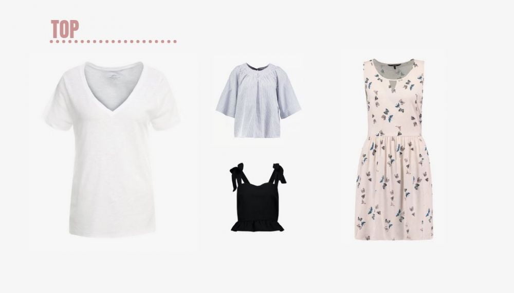 Maglie e vestiti per creare un capsule wardrobe da viaggio
