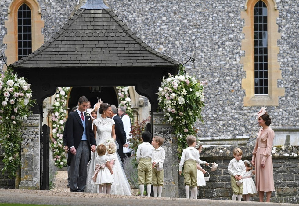 Paggetti e damigelle al matrimonio di Pippa Middleton