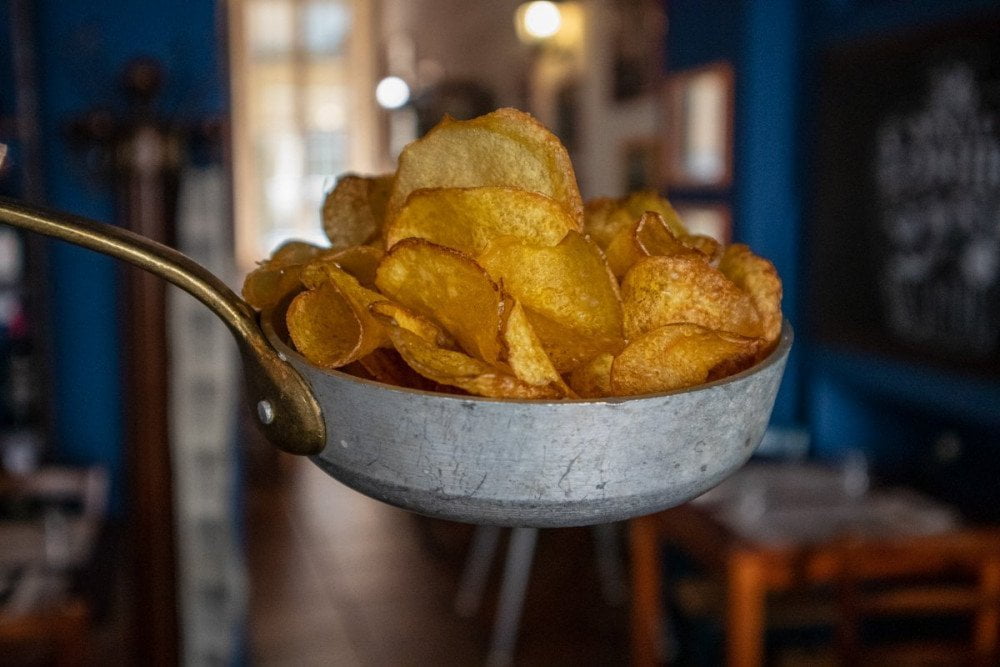 Patate fritte al ristorante argentino Milanga a Torino