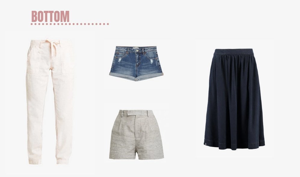Pantaloni e gonne per creare un capsule wardrobe da viaggio