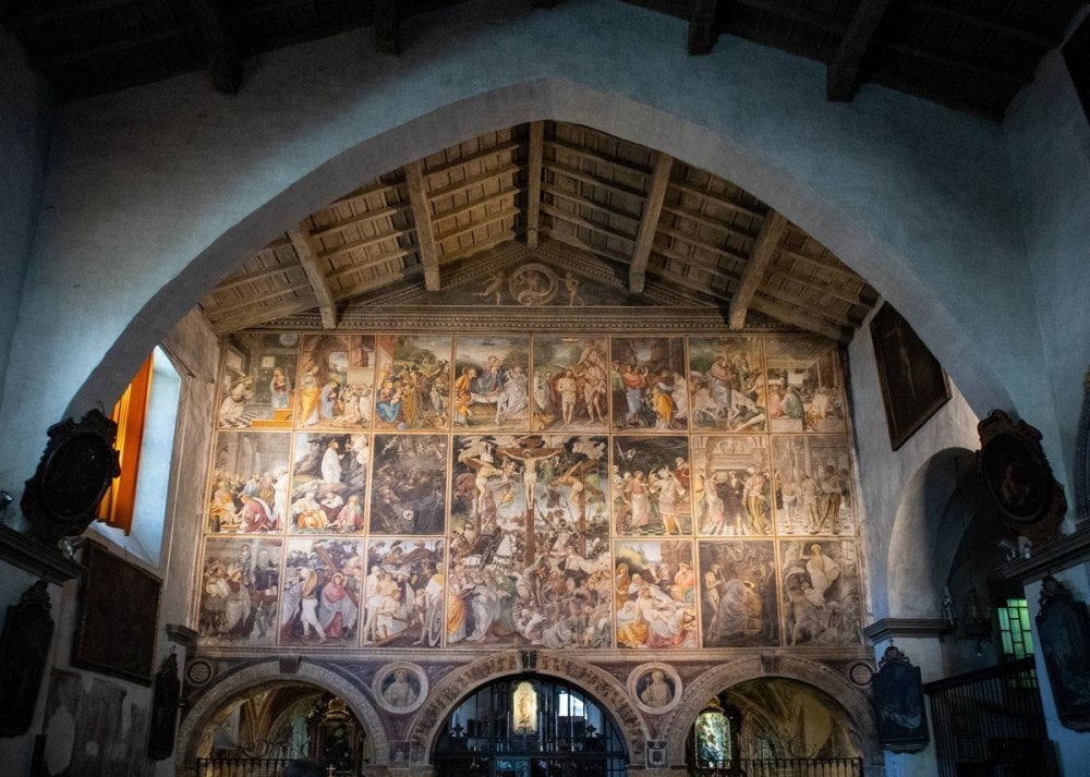 La Parete Gaudenziana nella chiesa di Santa Maria delle Grazie di Varallo Sesia