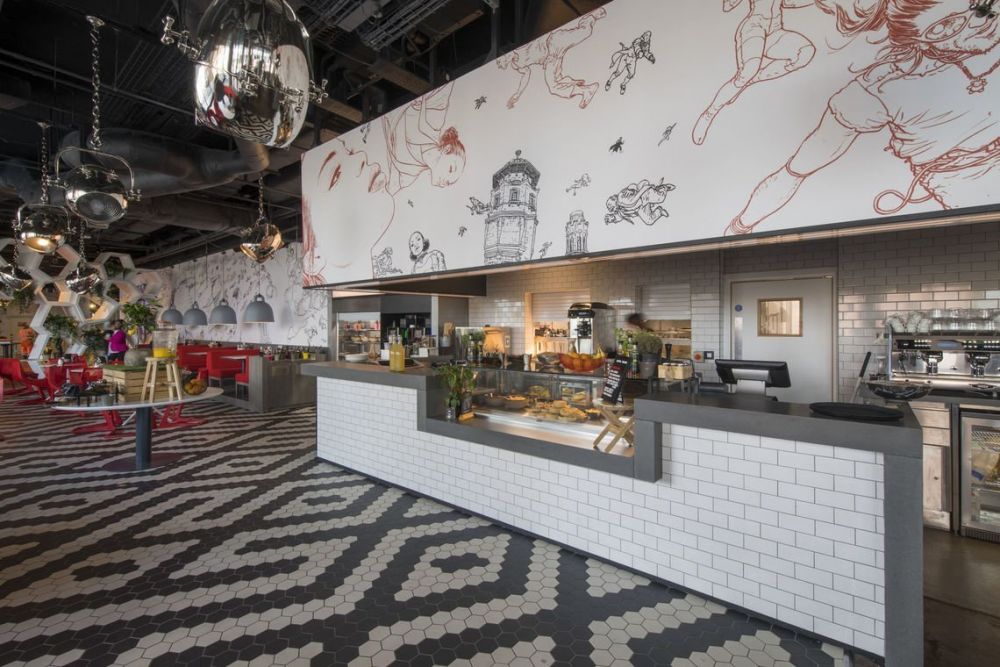 Reception hotel RED Radisson a Glasgow