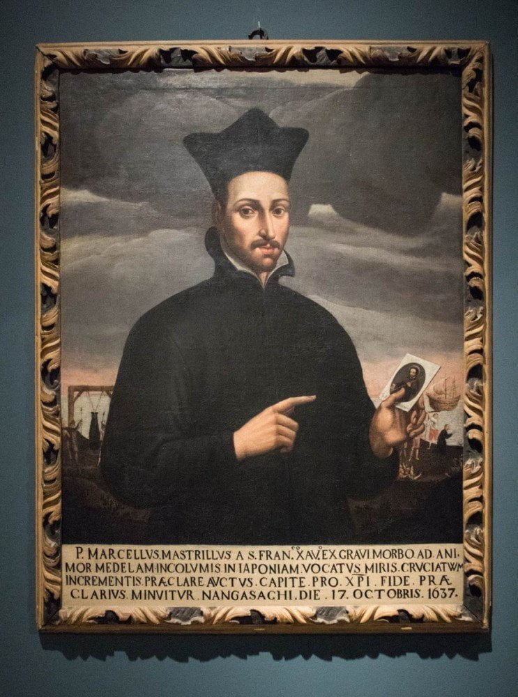 Ritratto di Marcello Mastrilli al MUDEC Museo delle Culture di Milano, olio su tela di autore ignoto