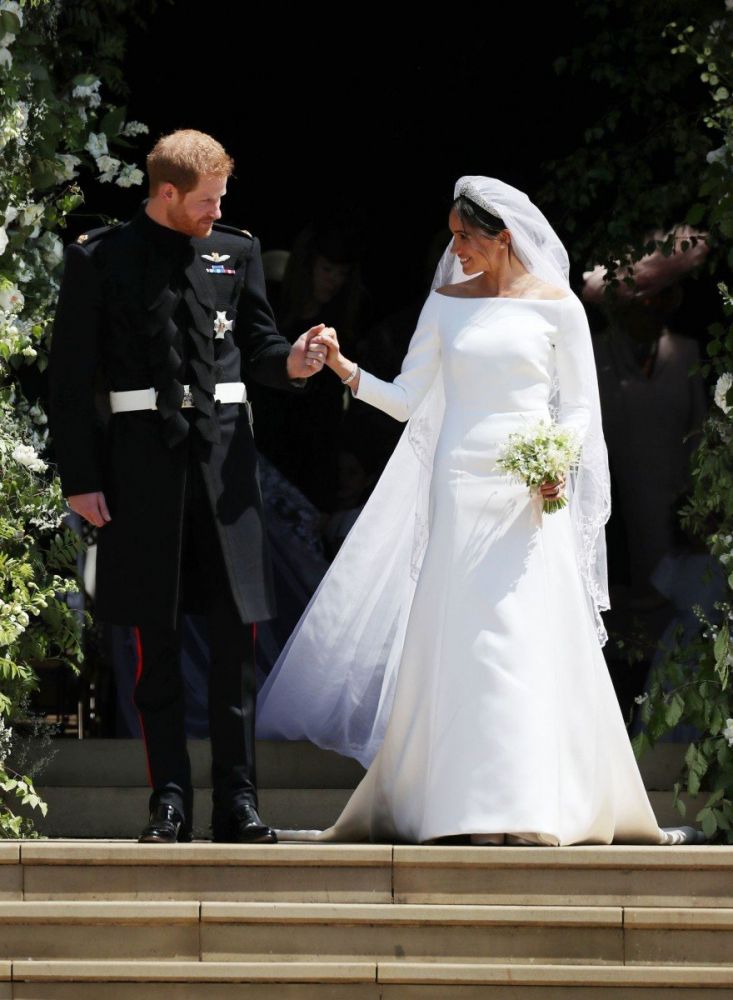 Harry e Meghan al loro matrimonio, foto Getty Images