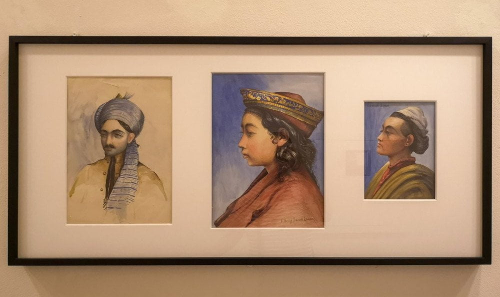 Acquerelli di Arnold Henry Savage Landor esposti nella mostra temporanea 2020 ‘Dipingere l’Asia dal vero: vita e opere di Arnold Henry Savage Landor’ al MAO Museo d'Arte Orientale di Torino