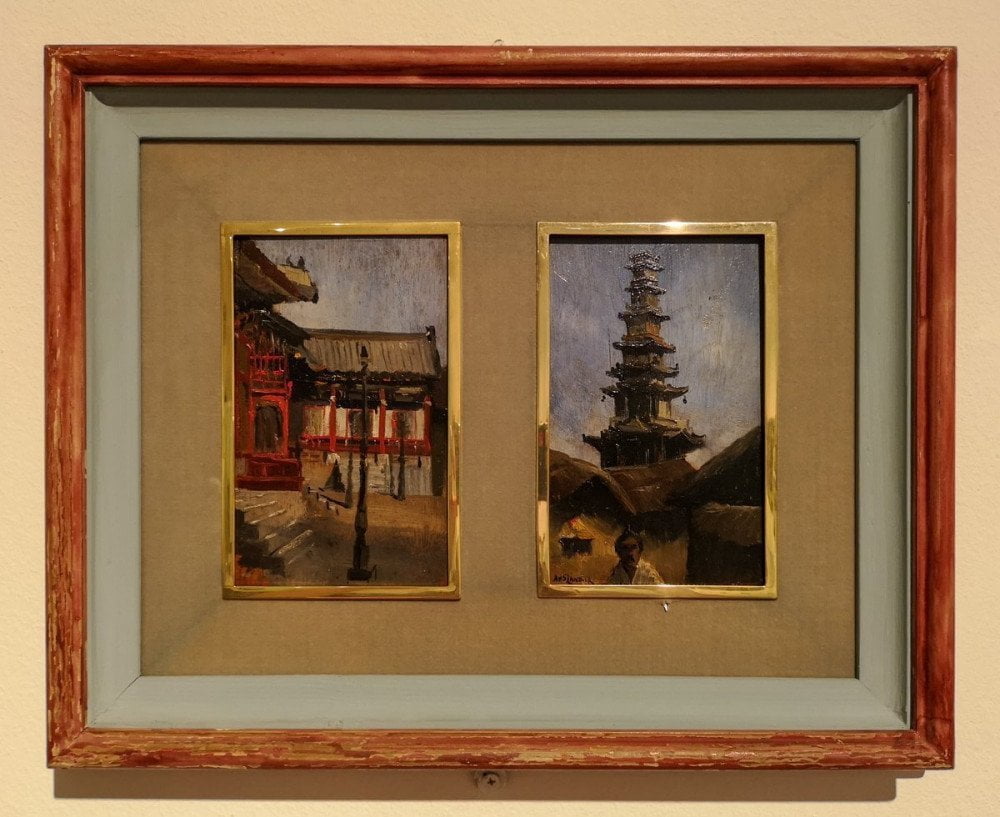 Dipinti di Arnold Henry Savage Landor esposti nella mostra temporanea 2020 ‘Dipingere l’Asia dal vero: vita e opere di Arnold Henry Savage Landor’ al MAO Museo d'Arte Orientale di Torino