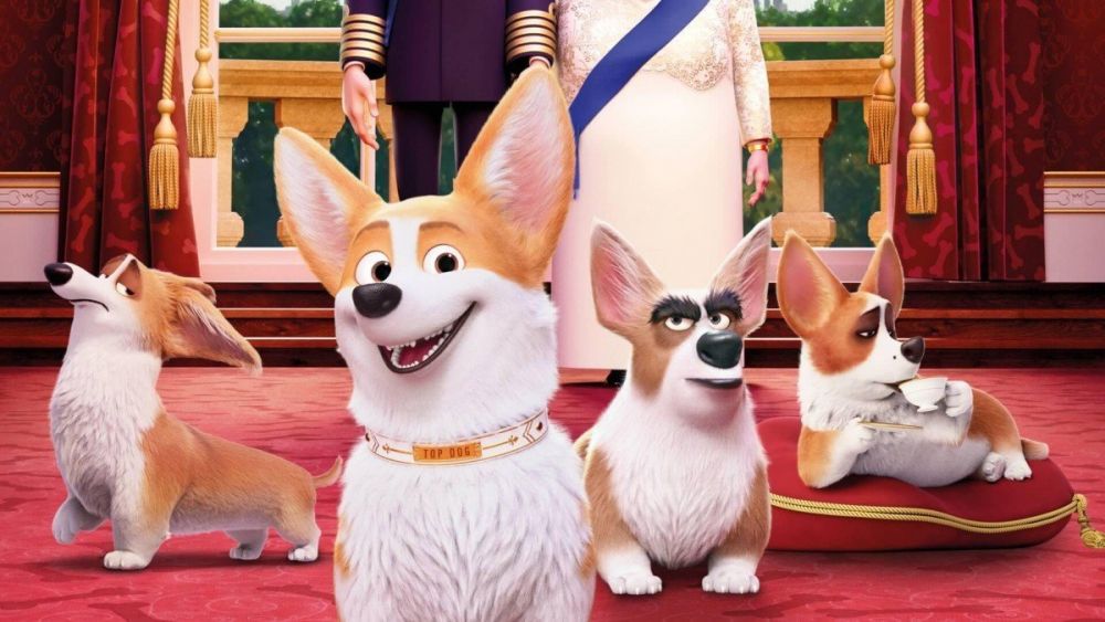 I corgi di The Queen's Corgi. Da sinistra a destra Charlie, Rex, Nelson e Lady Margaret