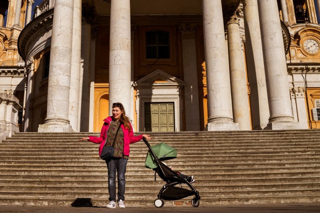 Basilica di Superga a Torino non accessibile con passeggino, foto Virginia Barinaga Ʌir Fotografía