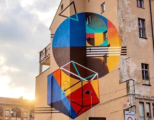 Murales Goal 2: Zero Hunger di Cultus a Torino per il progetto di arte urbana TOward 2030