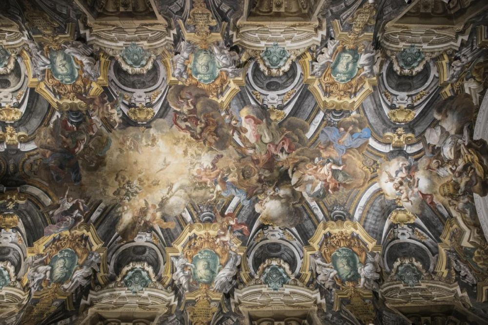 La volta della cappella Sansevero a Napoli